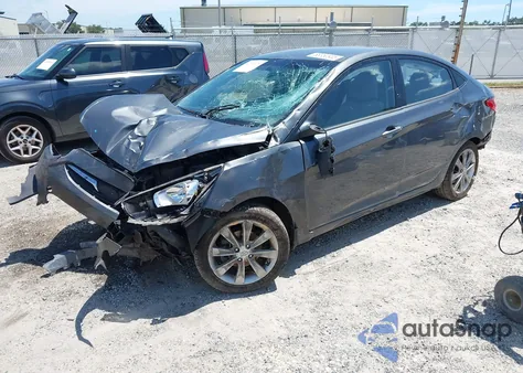 2012 Hyundai Accent Gls from USA, damaged, VIN KMHCU4AE4CU236372